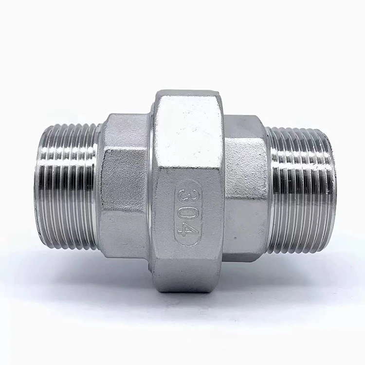 Падвойнае злучэнне з вонкавай разьбой для сантэхнікі